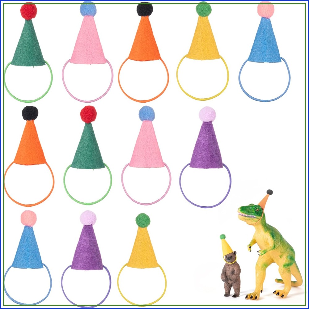 Party Hat Cone - 12Pcs Mini Party Hats for Stuffed