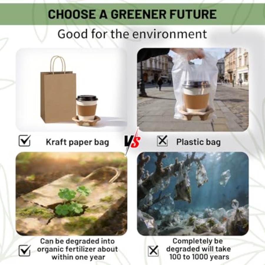 300 Pack 5.25x3.25x8.5 Inch Pl - Party Favor Bag recension och pris