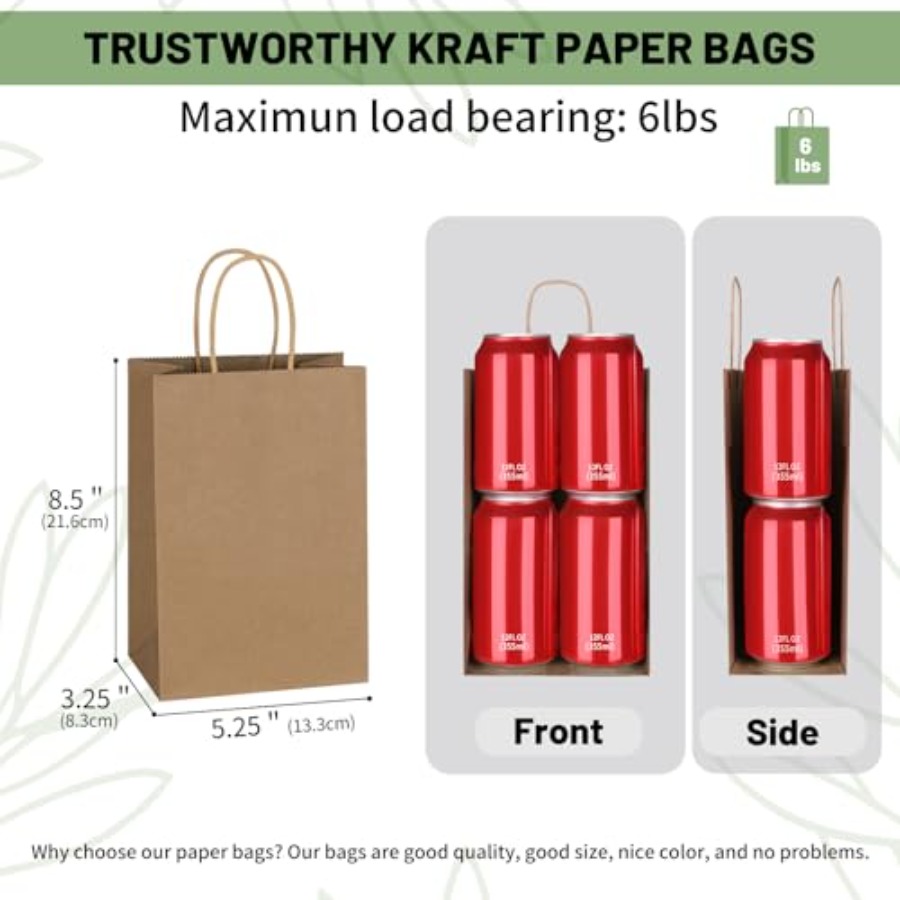 300 Pack 5.25x3.25x8.5 Inch Pl - Party Favor Bag recension och pris