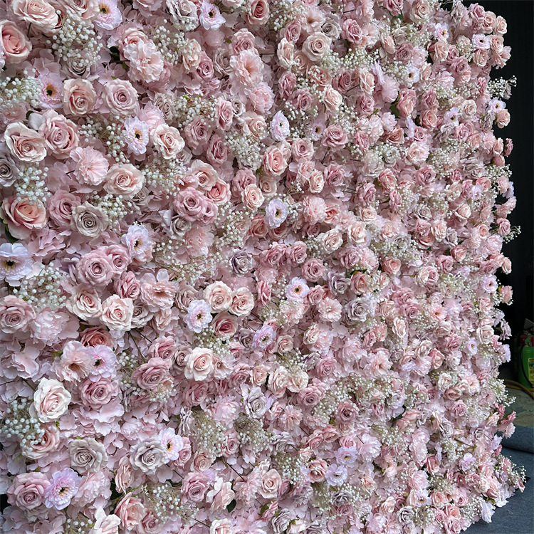 High Quality 8x8 Roll up Silk  - Flower Wall Panel recension och pris