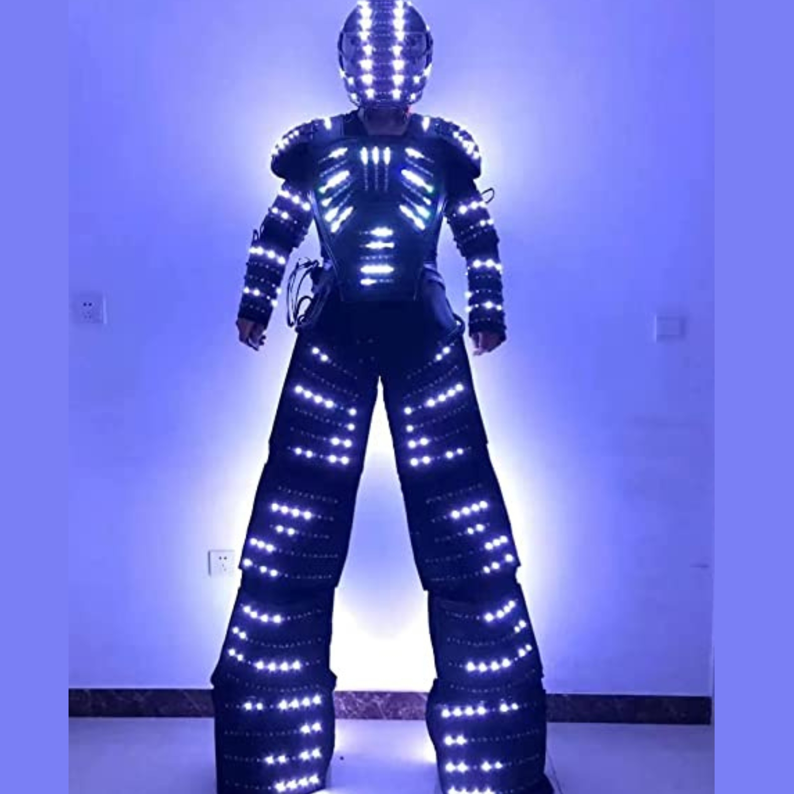 Adult LED Robot Costume Lumino - Event Party Dj recension och pris