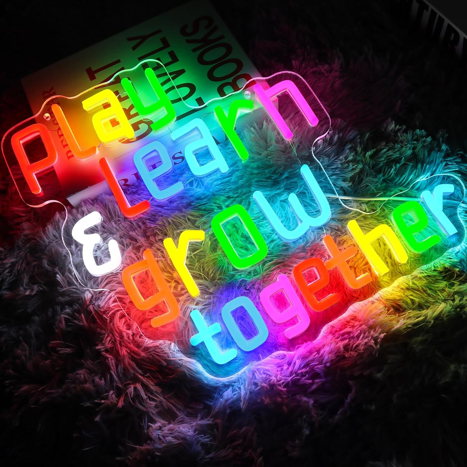 Play Learn Grow Together Neon  - Neon Sign Party recension och pris