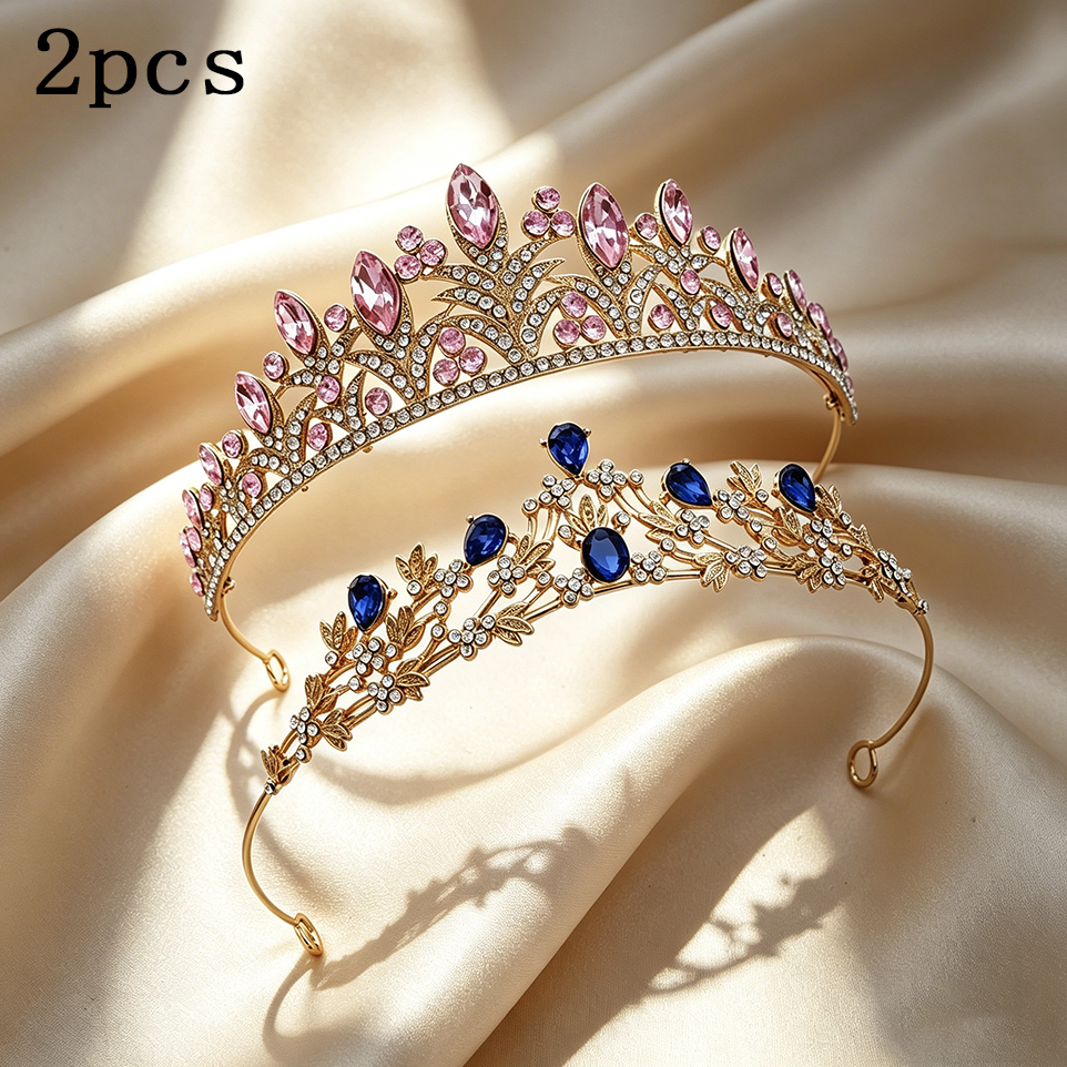 2 Pack Leaf Rhinestone Gold Pl - Event Supplies recension och pris