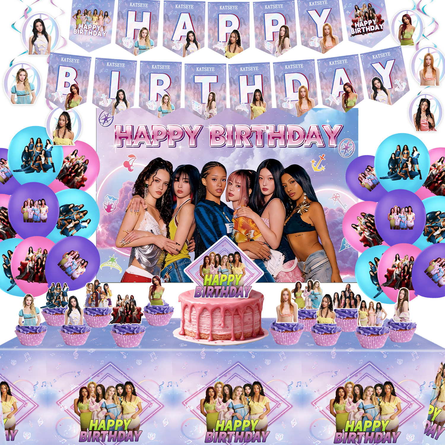 K&Katseye Idol Birthday Party  - Led Balloon Light recension och pris