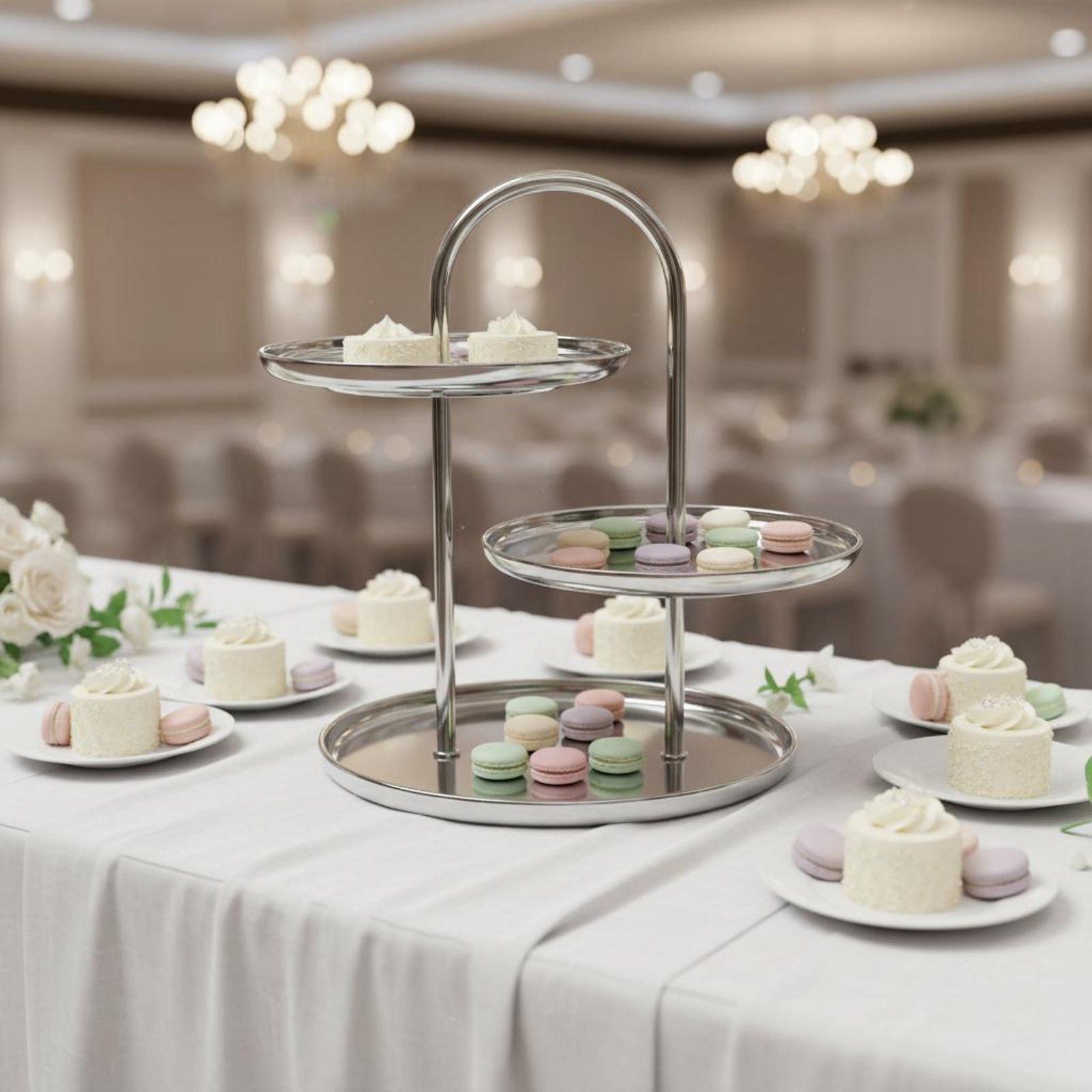 3-Tier Dessert Stand Multi-Tie - Cupcake Stand Tier recension och pris