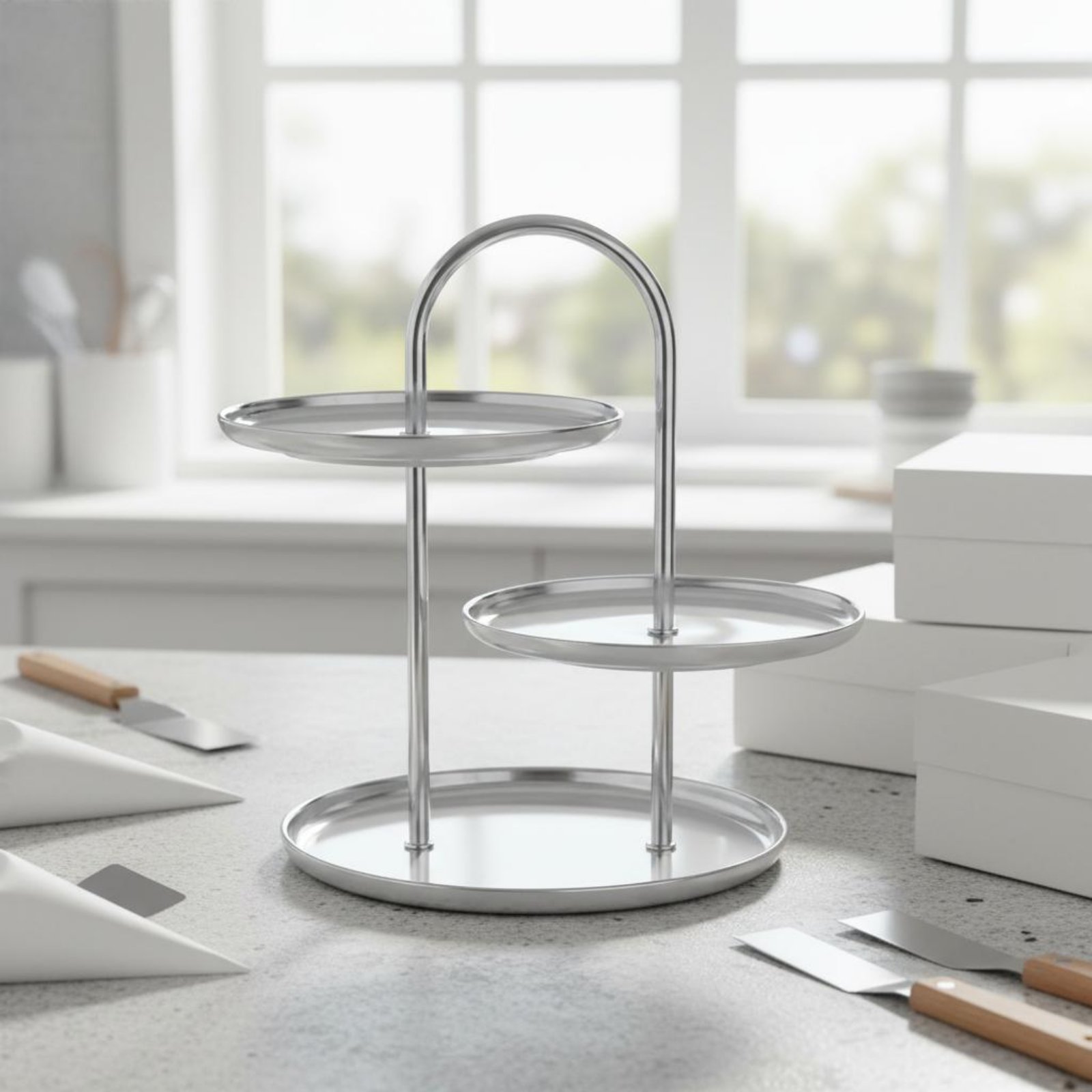 3-Tier Dessert Stand Multi-Tie - Cupcake Stand Tier recension och pris