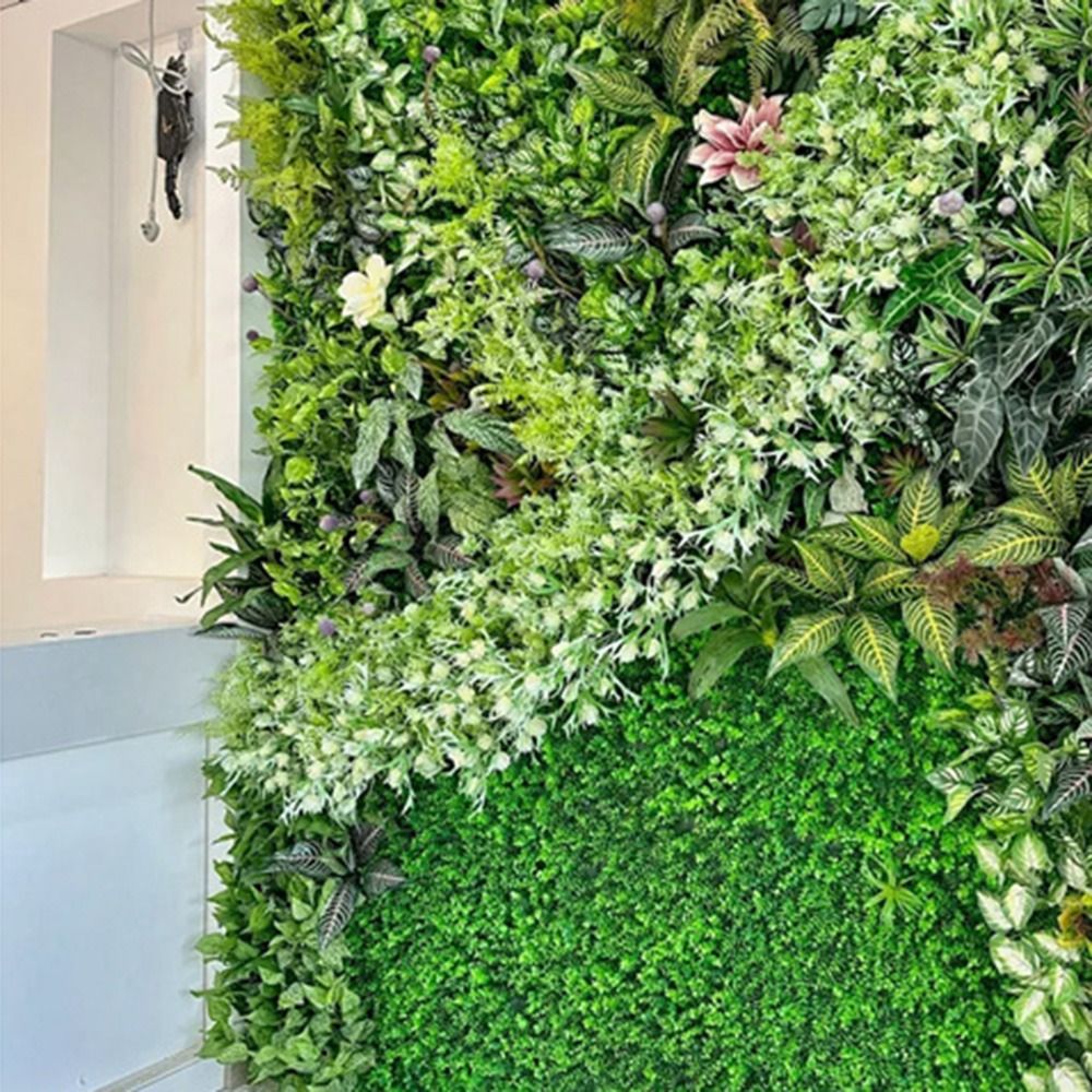 DIY Artificial Plant Wall Pane - Flower Wall Panel recension och pris