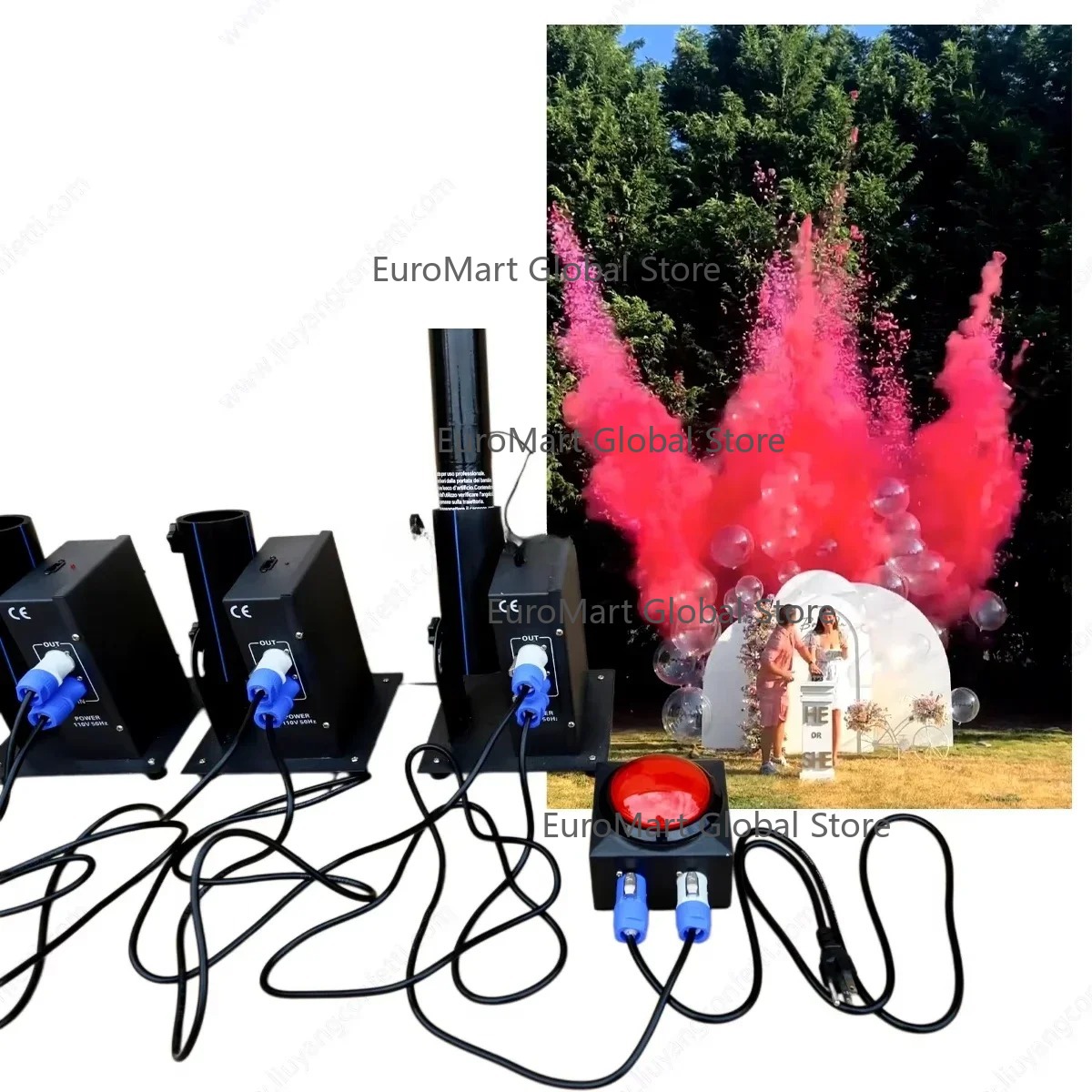 Stage Party Popper Spray Prop  - Confetti Cannon Tube recension och pris