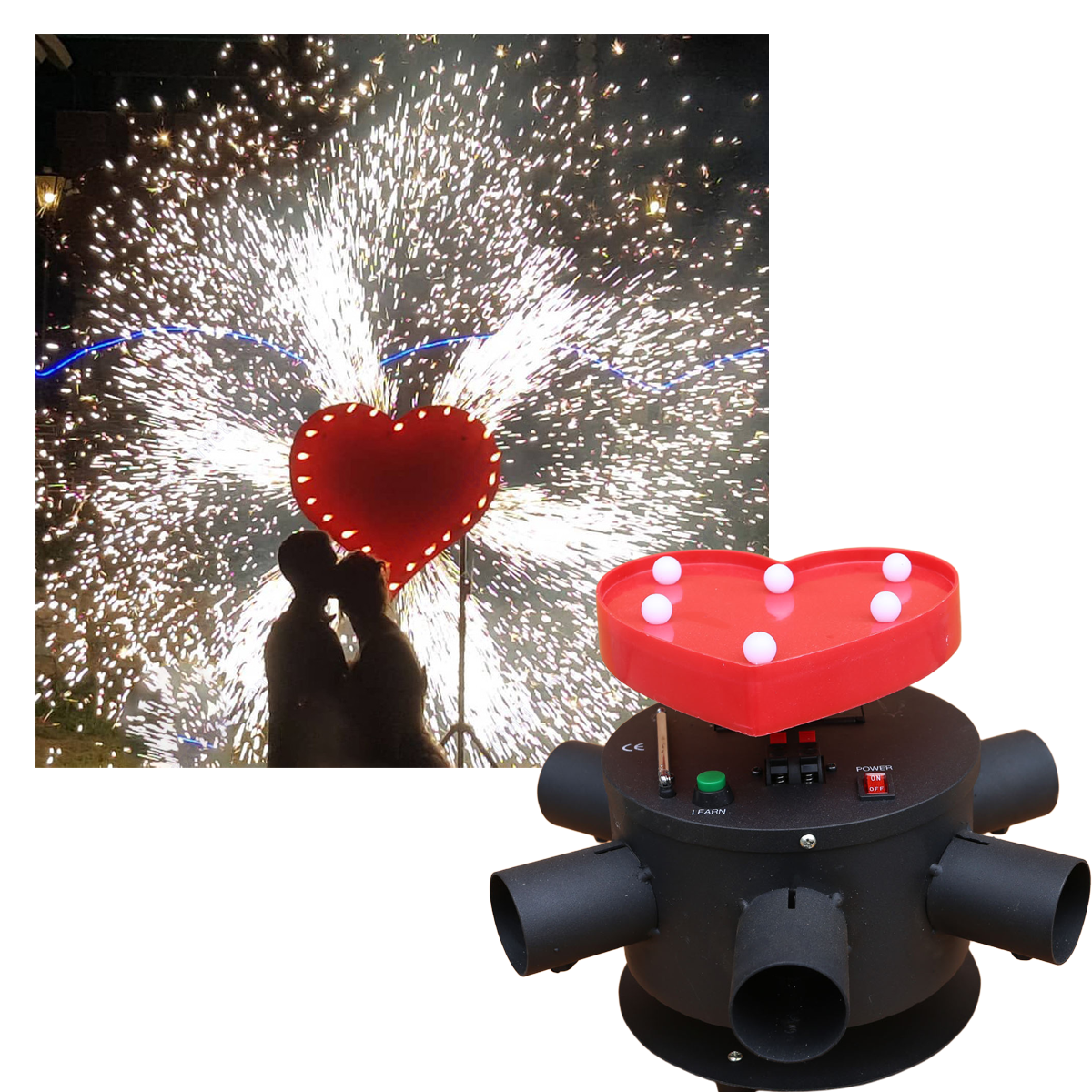 Indoor Fire Works Cold Spark F - Event Launch Party recension och pris