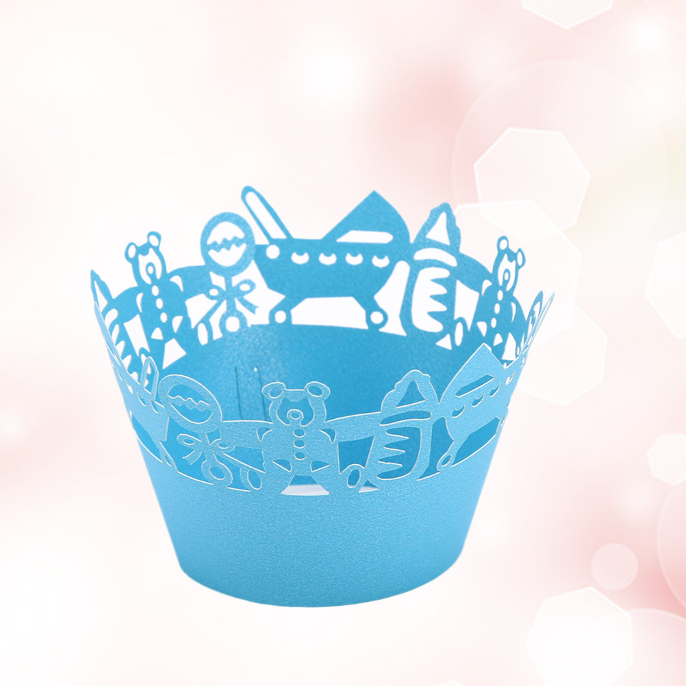50pcs Carriage Cut Cupcake Wra - Plastic Cup 50Pcs recension och pris
