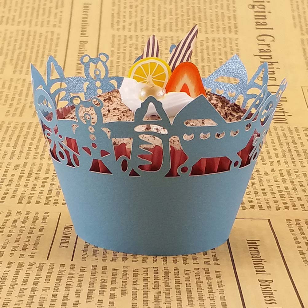 50pcs Carriage Cut Cupcake Wra - Plastic Cup 50Pcs recension och pris