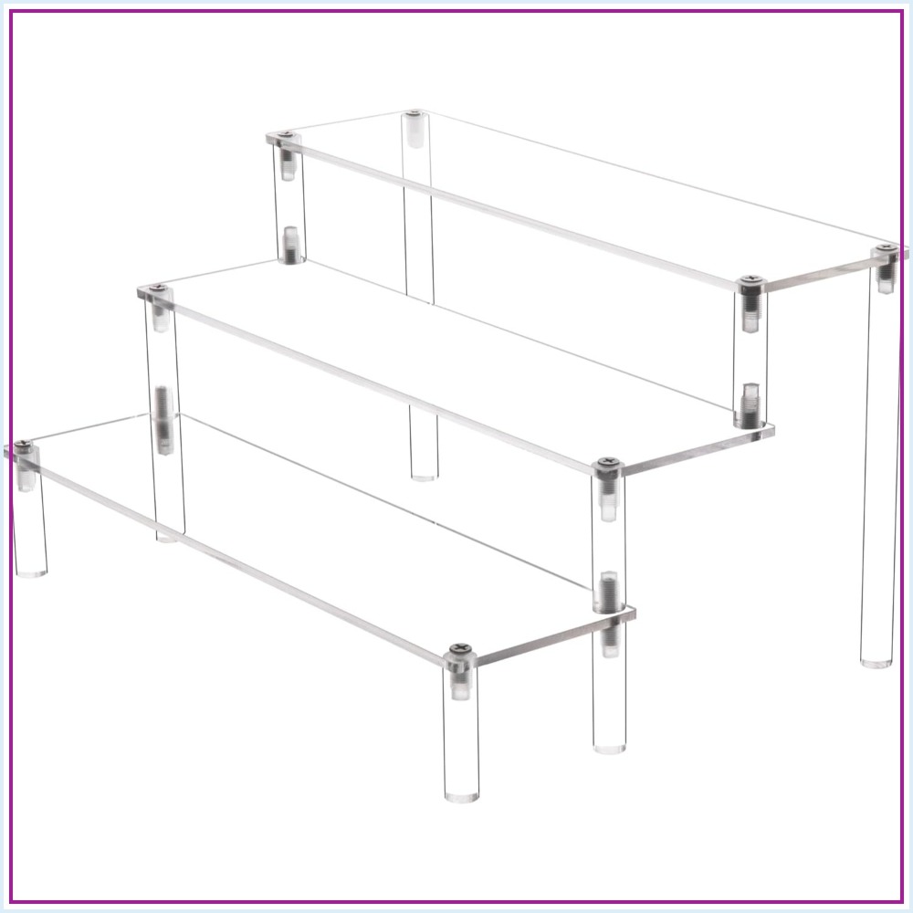 Clear Acrylic 3-Tier Display R - Cupcake Stand Tier recension och pris