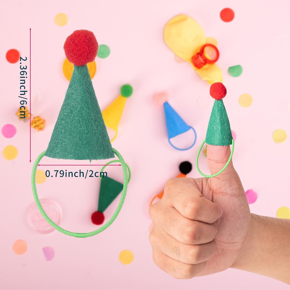 12Pcs Mini Party Hats for Stuf - Party Hat Cone recension och pris