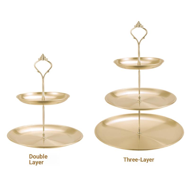 【CPI】Gold Silver 2/3-Tier Cake - Cupcake Stand Tier recension och pris