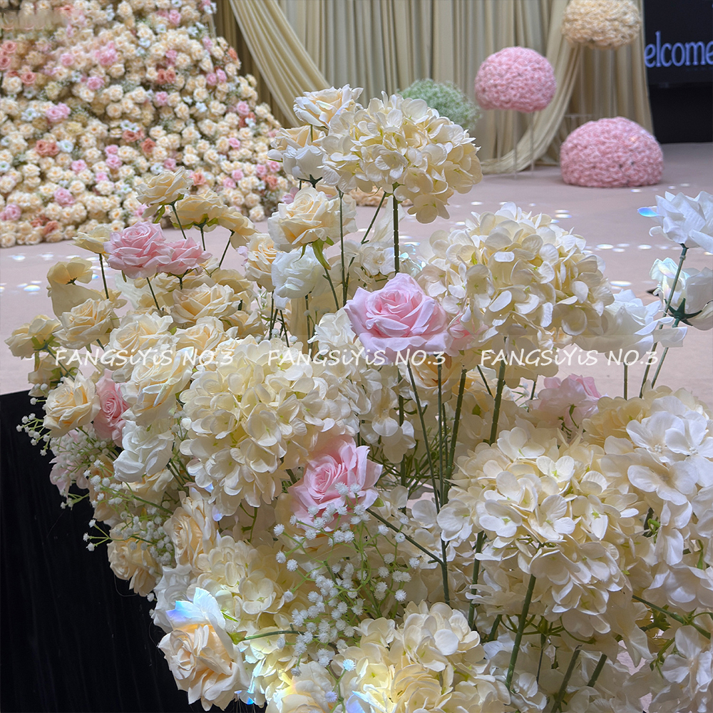 Luxury Champagne Pink Rose Art - Flower Wall Panel recension och pris