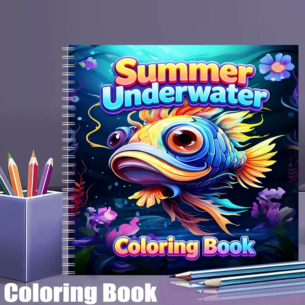Summer Underwater Coloring Boo - Event Supplies recension och pris