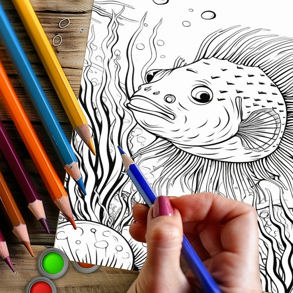 Summer Underwater Coloring Boo - Event Supplies recension och pris