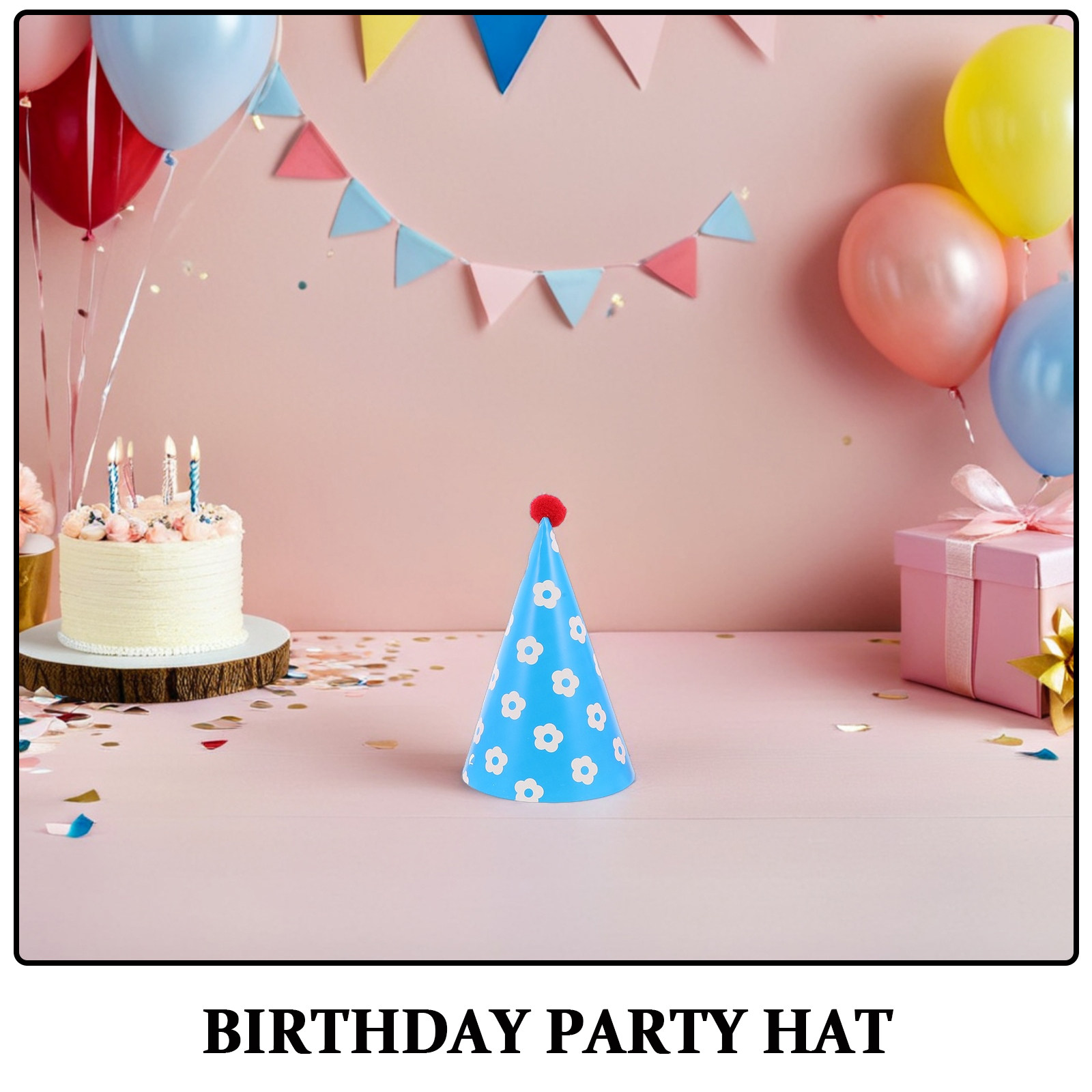 12Pcs Birthday Hats Paper Cone - Party Hat Cone recension och pris
