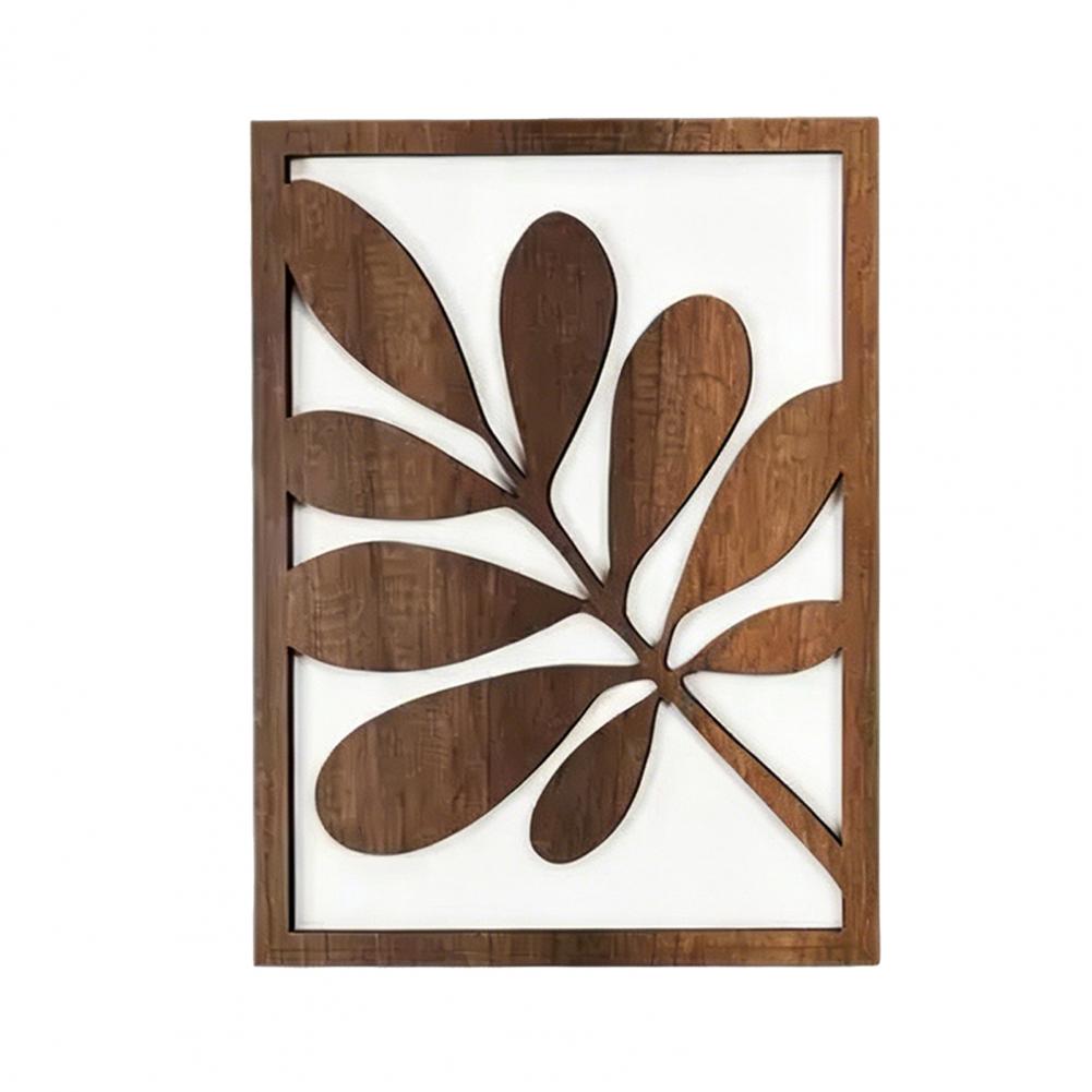 3 Pcs Nordic Style Wood Decor  - Flower Wall Panel recension och pris