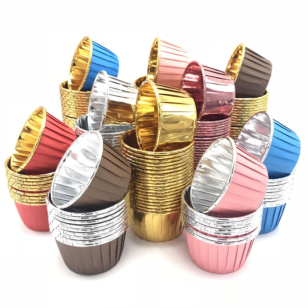 50Pcs Disposable Paper Cake Cu - Plastic Cup 50Pcs recension och pris