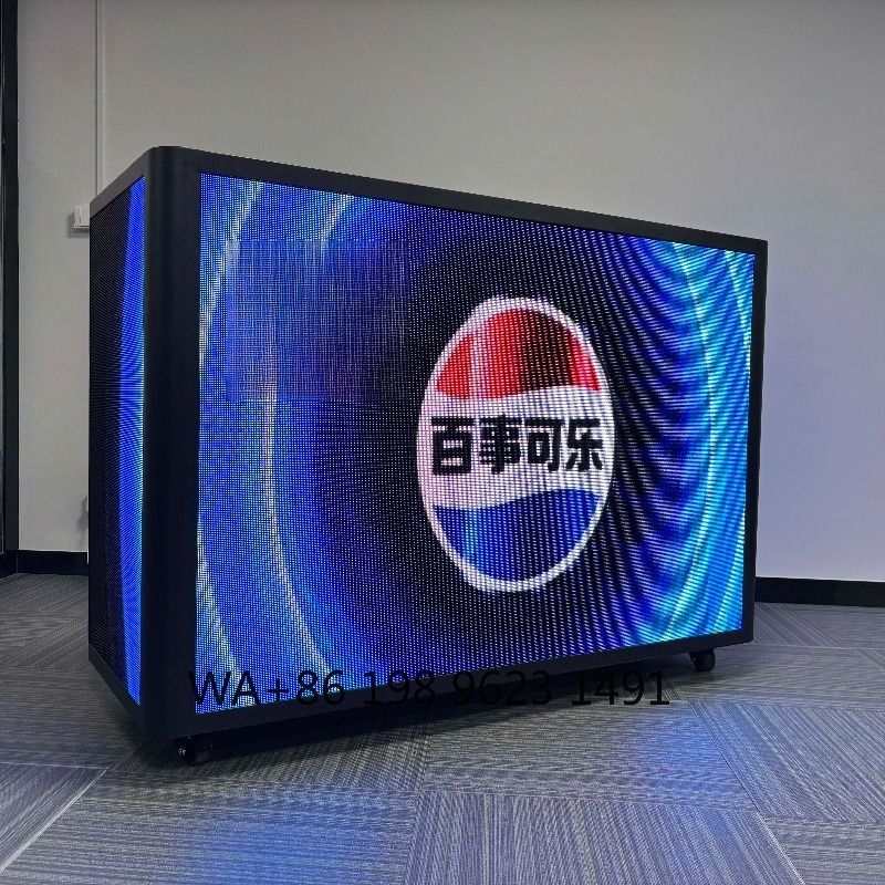 Portable DJ Booth Facade LED V - Event Party Dj recension och pris