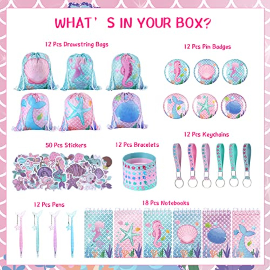 140 Pcs Mermaid Party Favors G - Party Favor Bag recension och pris