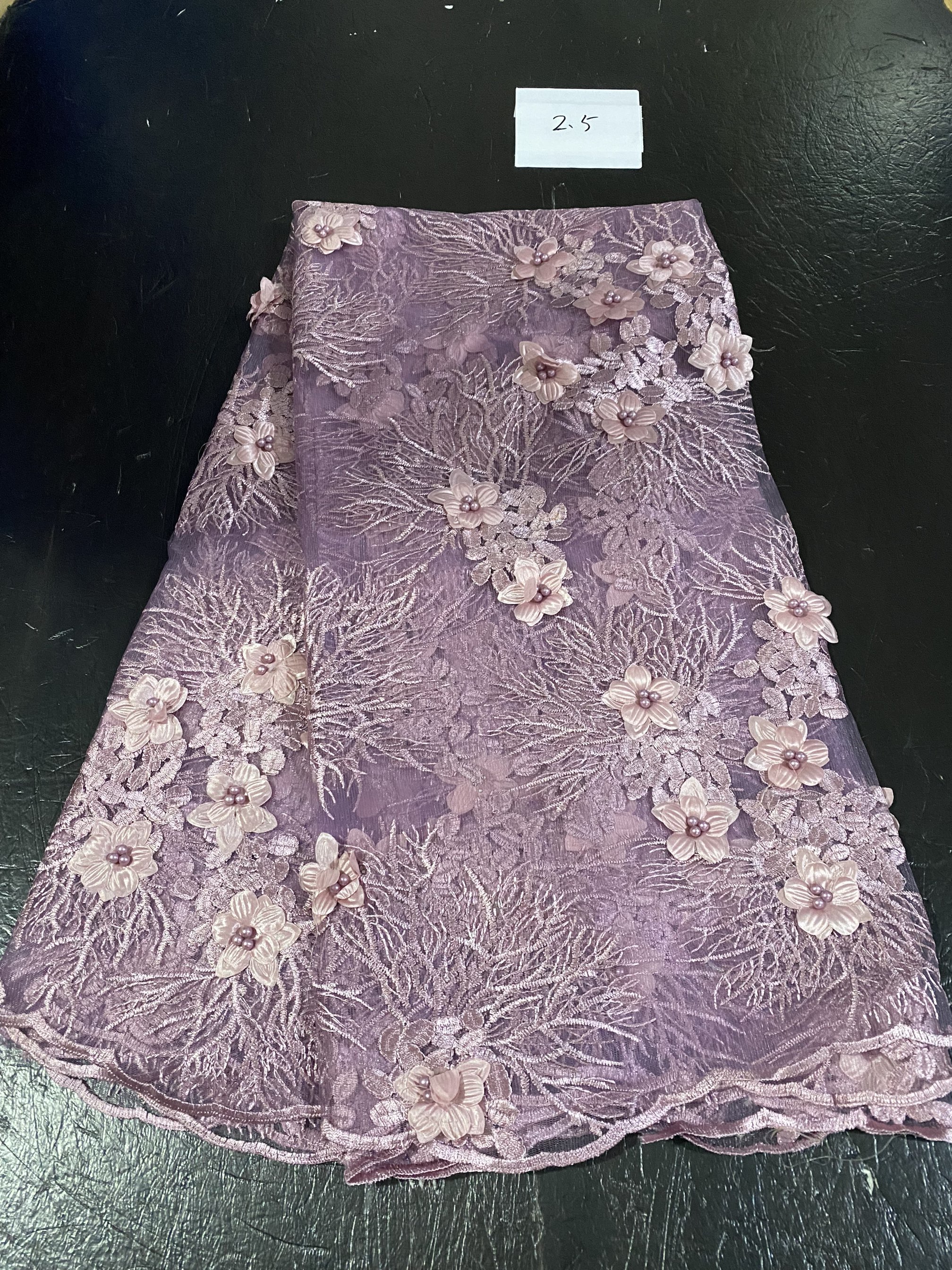 New Nigerian Tulle Lace Africa - Glitter Tablecloth recension och pris