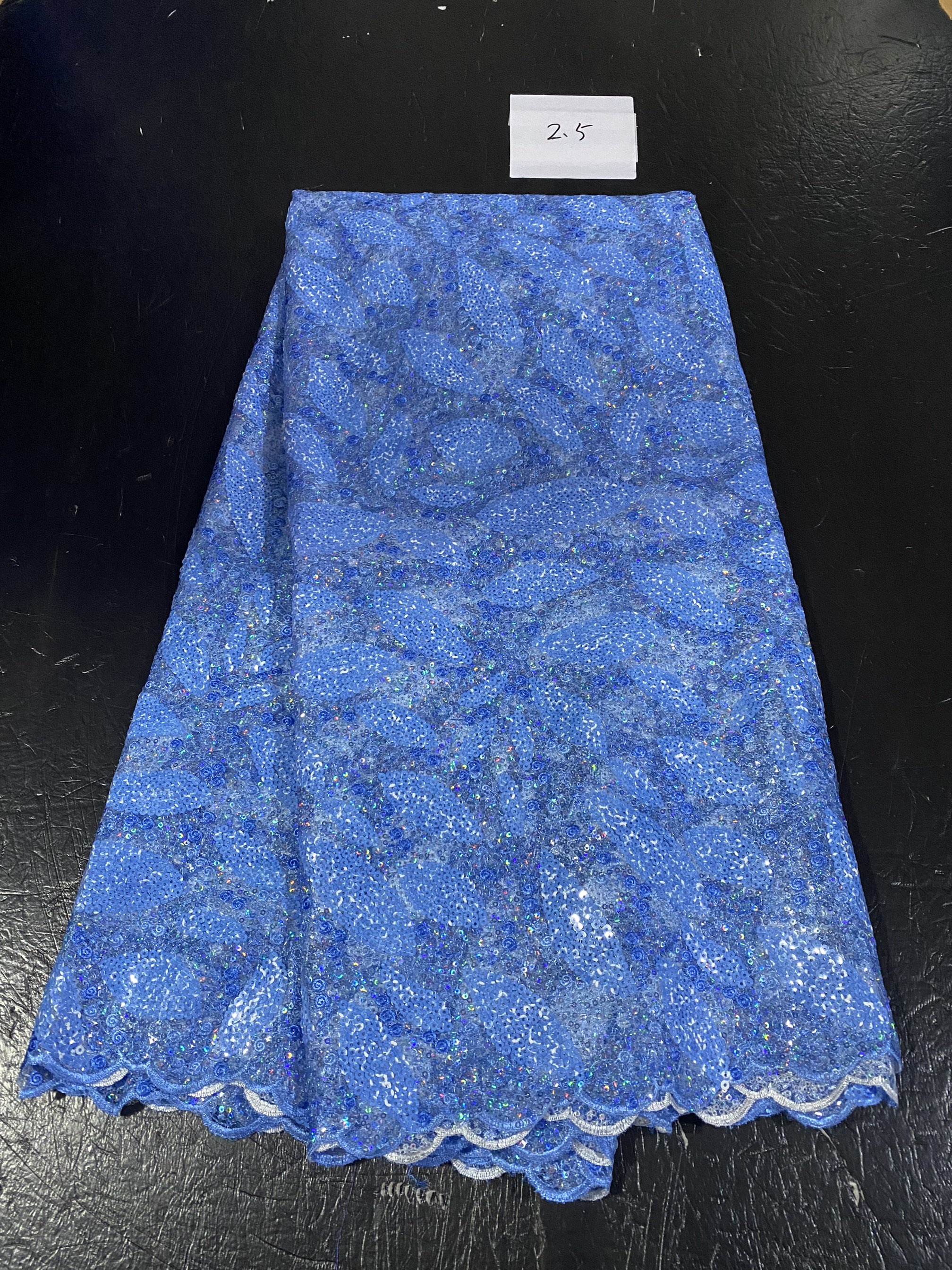 New Nigerian Tulle Lace Africa - Glitter Tablecloth recension och pris