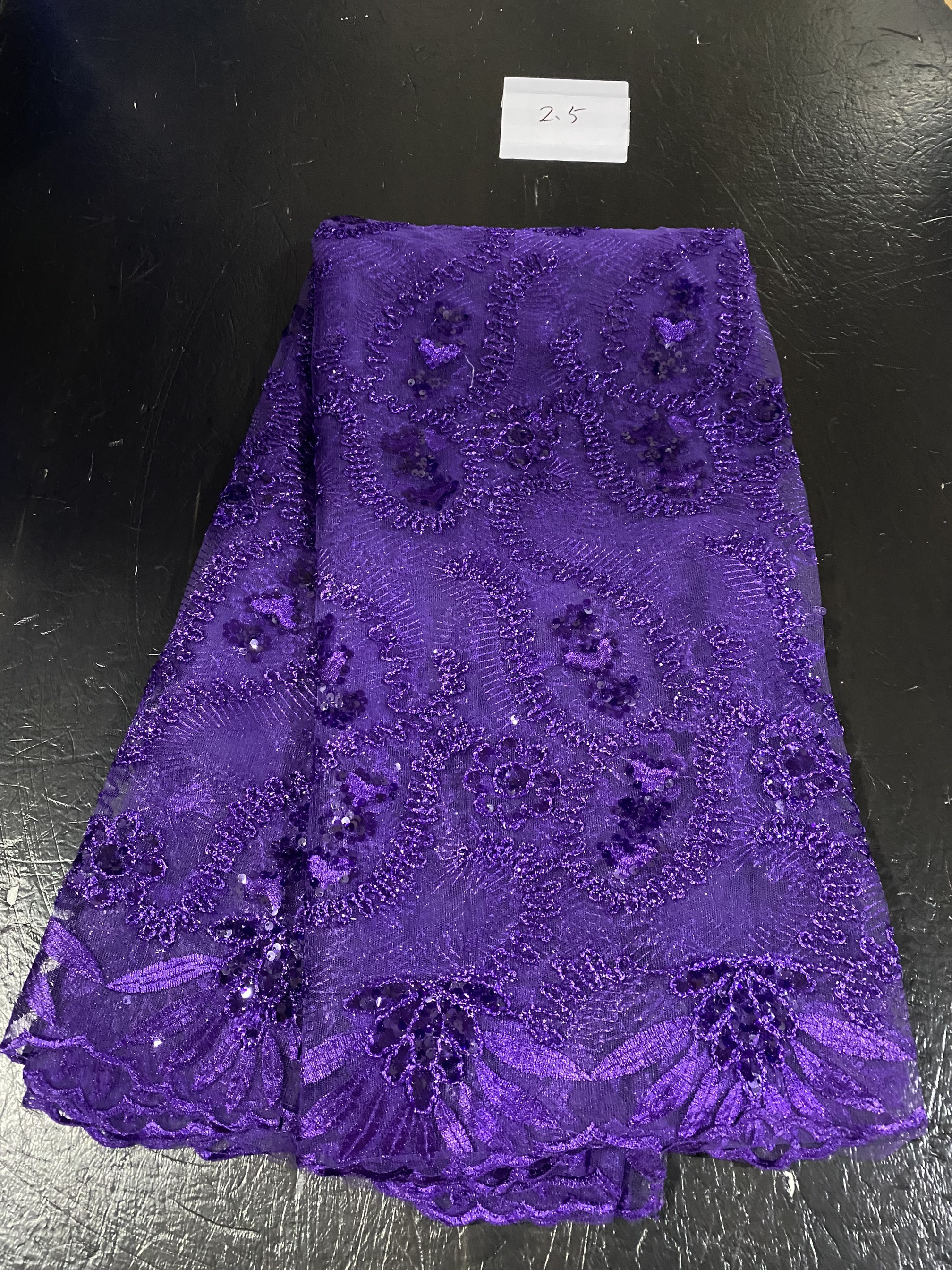 New Nigerian Tulle Lace Africa - Glitter Tablecloth recension och pris