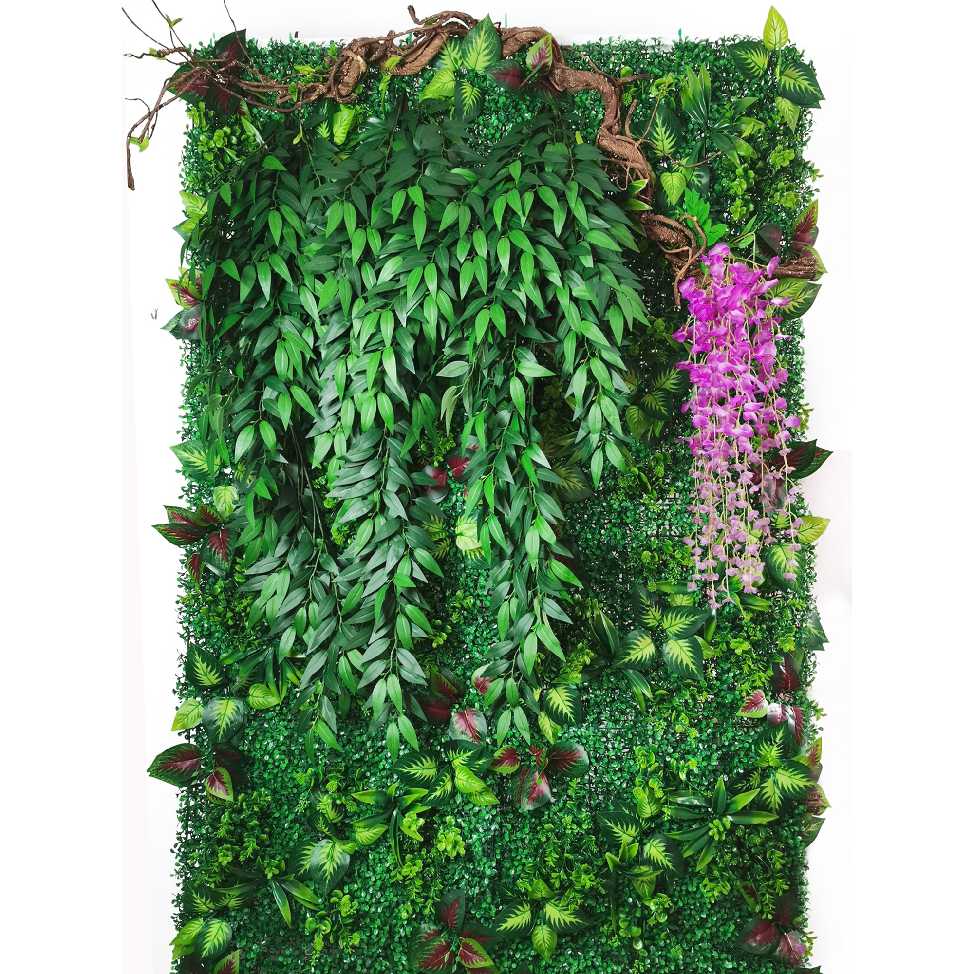 15.7*23.6 Inch Artificial Plan - Flower Wall Panel recension och pris
