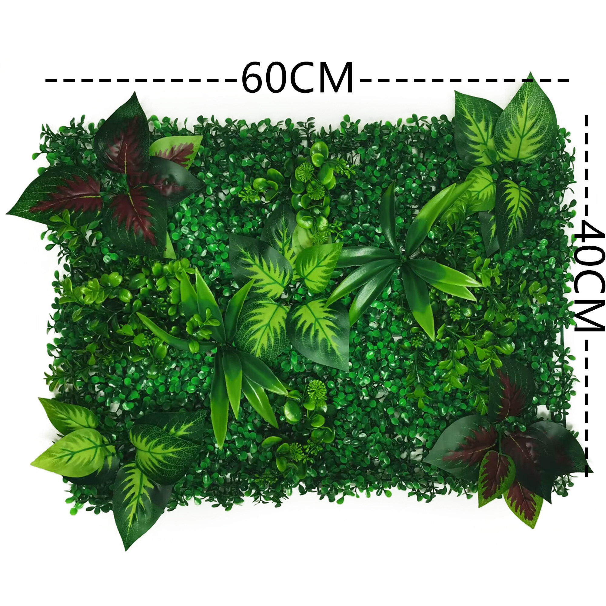 15.7*23.6 Inch Artificial Plan - Flower Wall Panel recension och pris