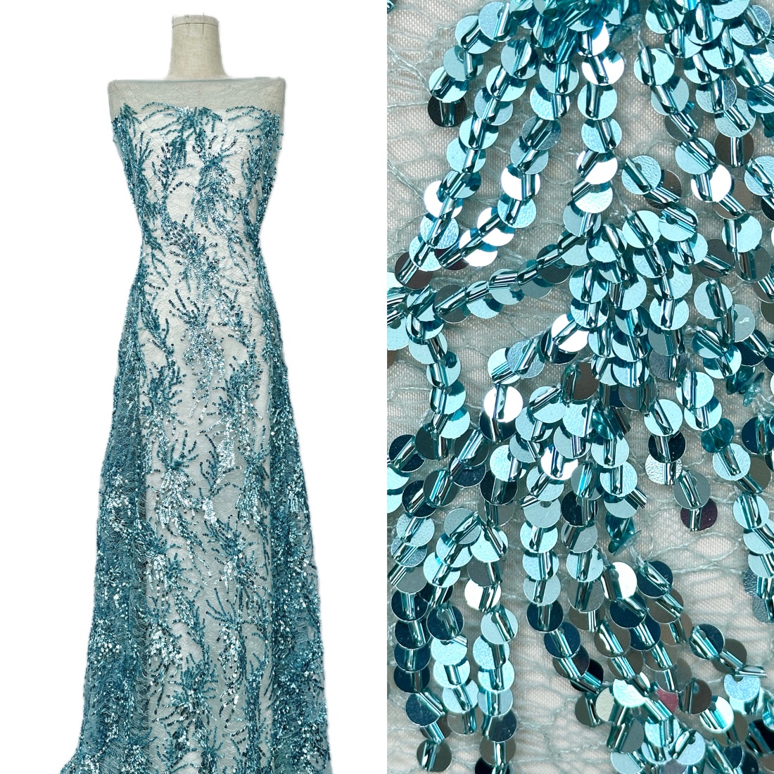 5 Yards African Net Lace Fabri - Glitter Tablecloth recension och pris