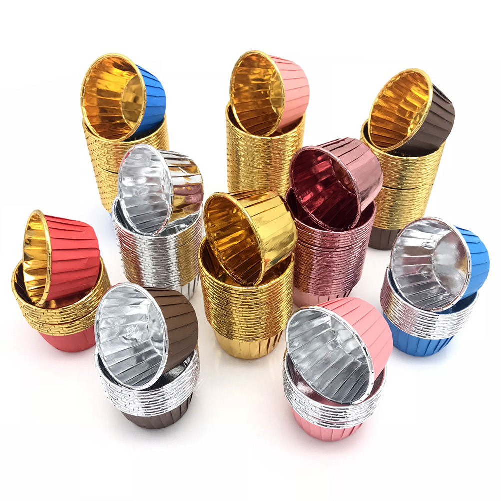 50Pcs Disposable Paper Cake Cu - Plastic Cup 50Pcs recension och pris