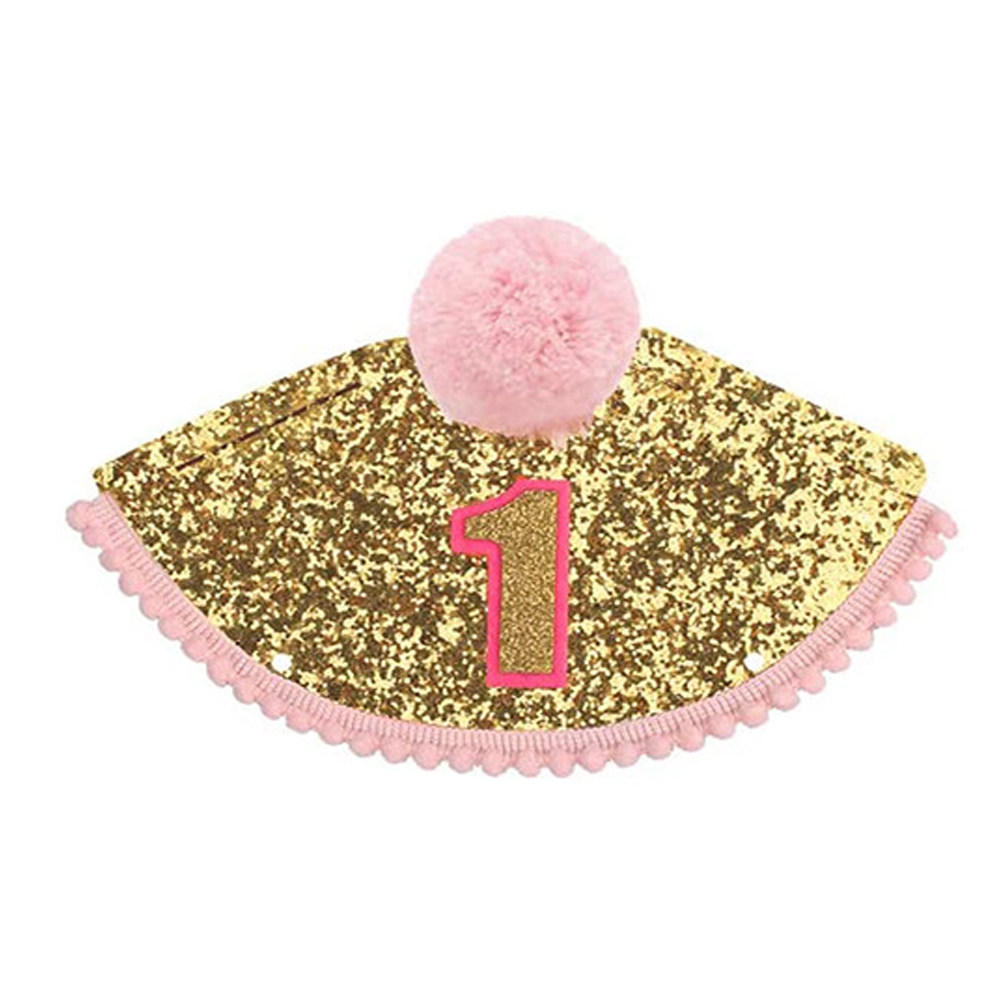 Pink Birthday Hat 1St Birthday - Party Hat Cone recension och pris