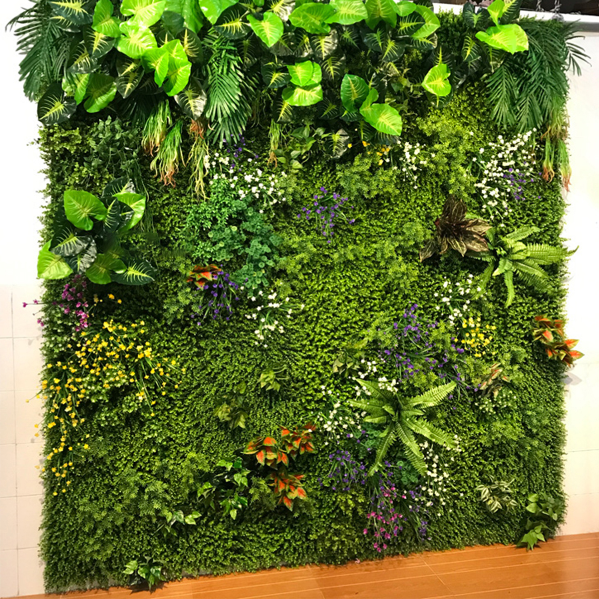 Artificial Plant Wall Reusable - Flower Wall Panel recension och pris