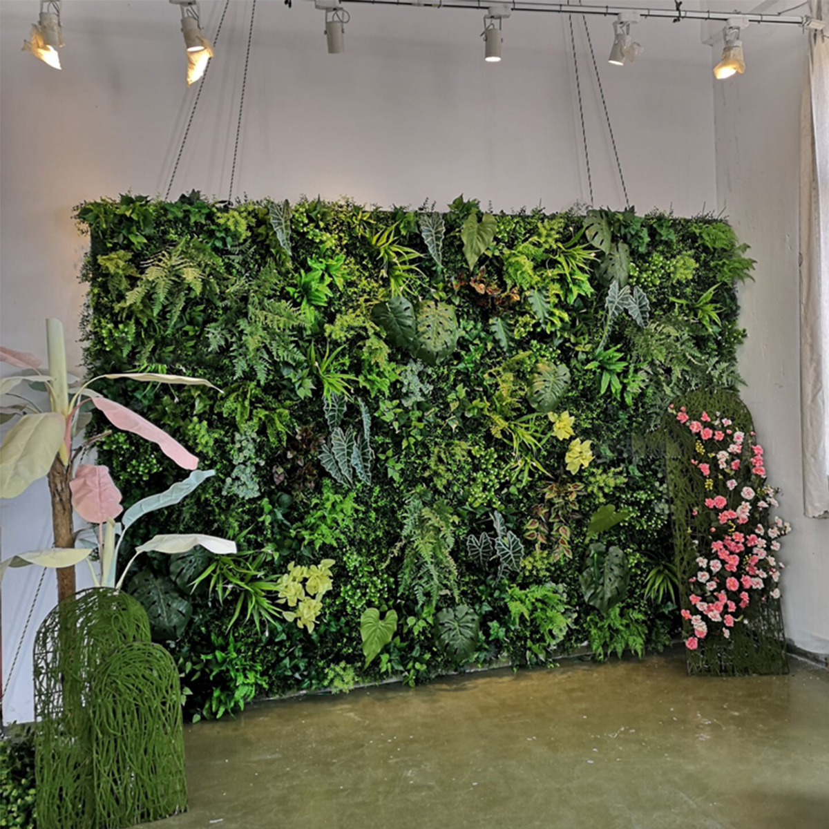 Artificial Plant Wall Reusable - Flower Wall Panel recension och pris