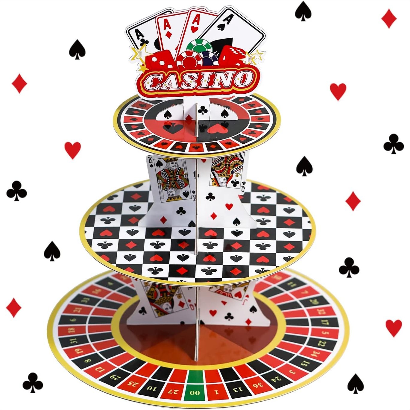Casino Cupcake Stand 3 Tier fo - Cupcake Stand Tier recension och pris