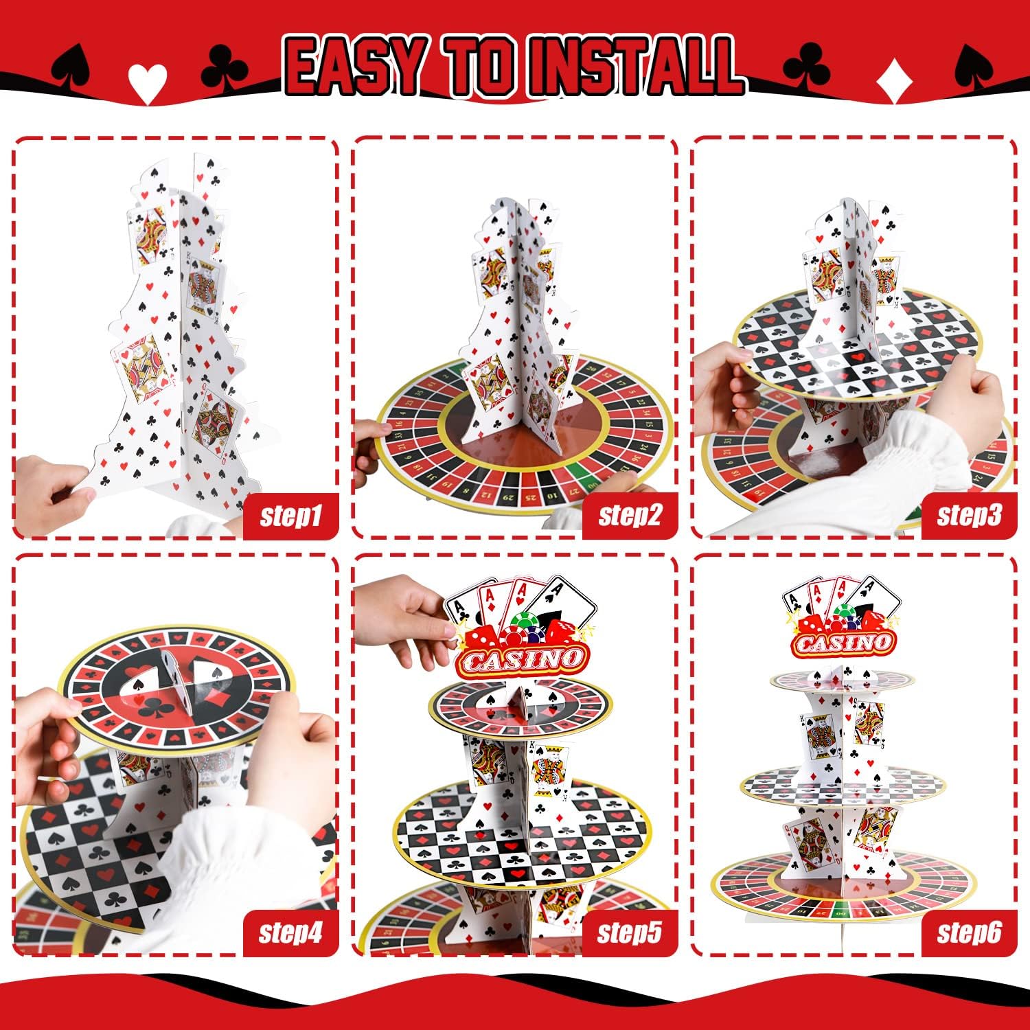 Casino Cupcake Stand 3 Tier fo - Cupcake Stand Tier recension och pris