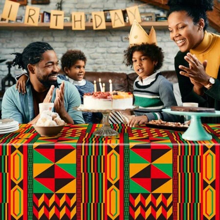 3 Packs African Print Disposab - Table Cloth Disposable recension och pris