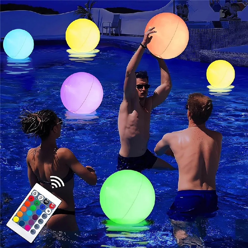 1pc 40CM Solar Powered Floatin - Led Balloon Light recension och pris